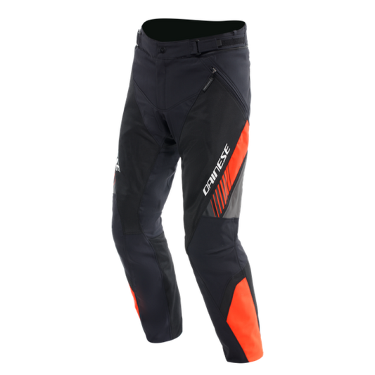 Dainese Drake 2 Air Absoluteshell Pants Black/Red Fluorescent Size - 58