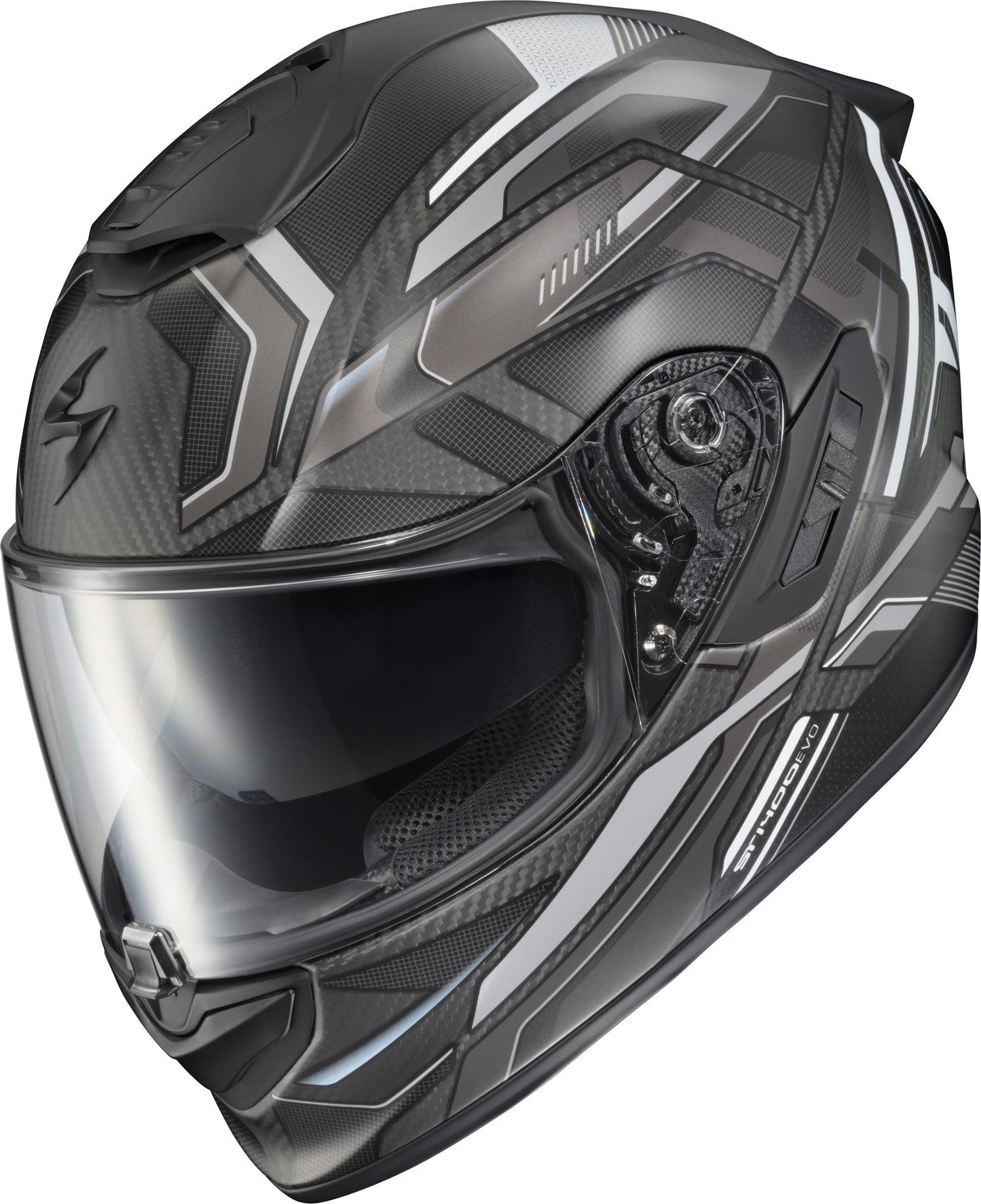 Exo St1400 Evo Carbon Helmet Hex Matte Grey Xl