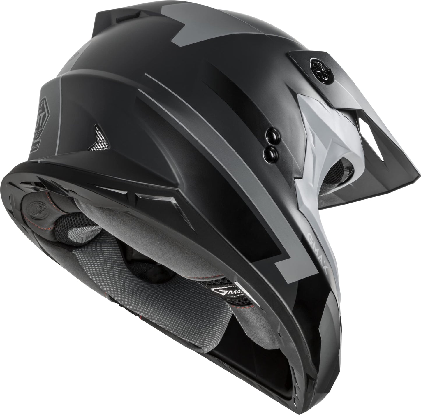 GMAX MX-86 Fame MX Helmet (Matte Dark Grey/Black) - XXL