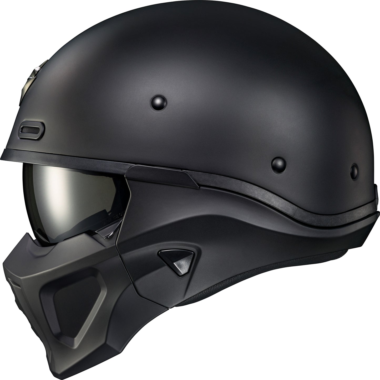 Covert X Open Face Helmet Matte Black Xl