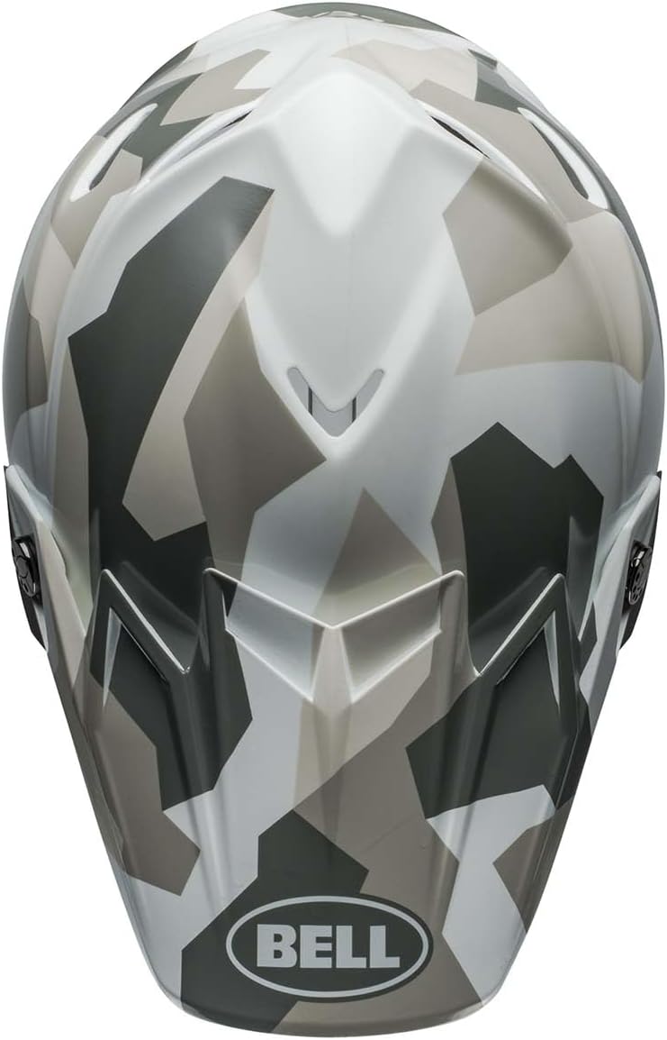 Bell Moto-9S Flex Helmets (Rover Gloss White Camo) - Large