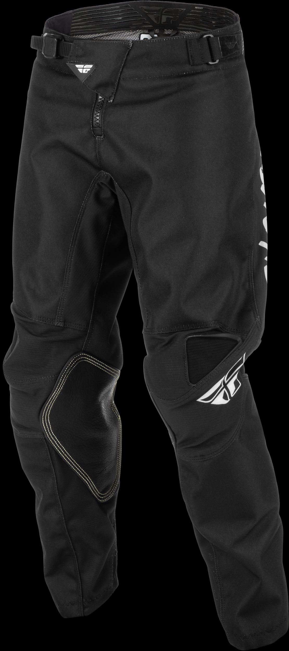 FLY Racing Youth Kinetic Rebel Pants (Black/White) Youth 20