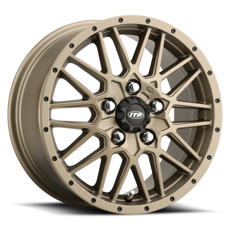 ITP Hurricane 14x7 / 4x110 BP / 5+2 Offset Bronze Wheel