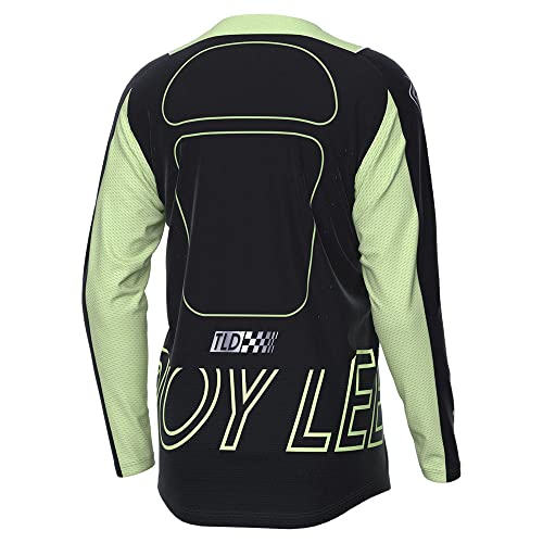 Troy Lee Designs Offroad Motocross Dirt Bike ATV Motorcycle Powersports Racing Jersey Shirt for Men, SE Pro (Drop in Black/Glo Yellow, S)