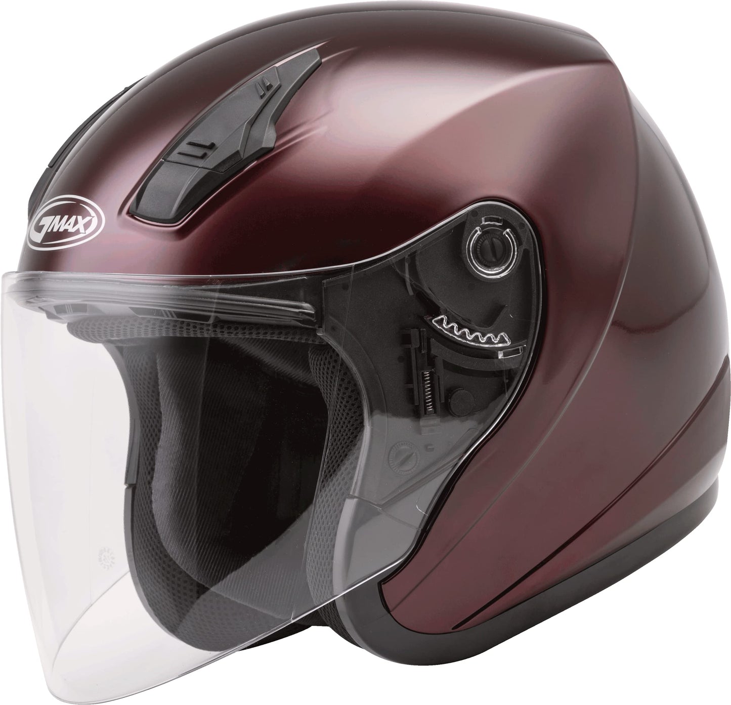 GMAX OF-17 Open-Face Motorcycle Helmet (Wine)