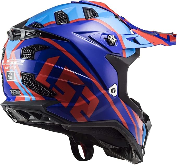 LS2 MX-Off Road Subverter Evo Gammax Helmet (Gloss Red Blue)