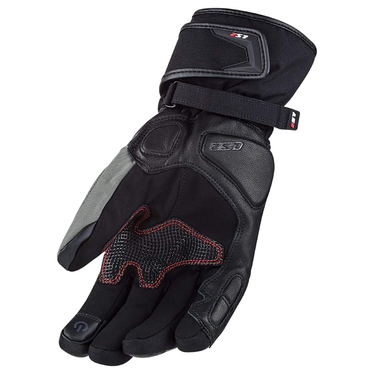 LS2 Helmets Frost Glove (Black/Gray)