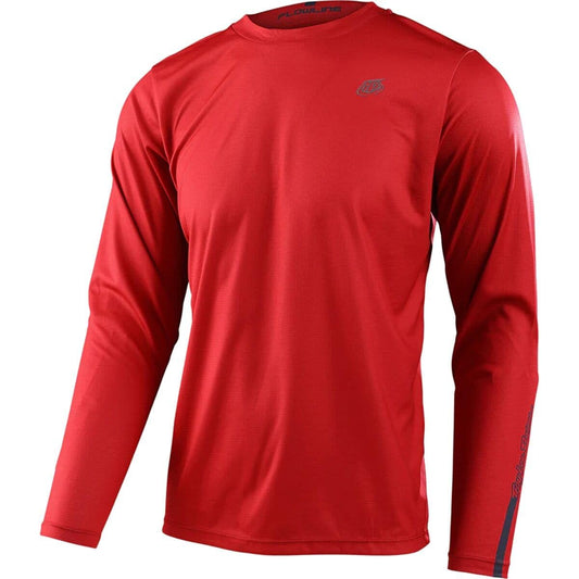 Troy Lee Designs Flowline Long Sleeve Jersey (Baked Apple) - Large