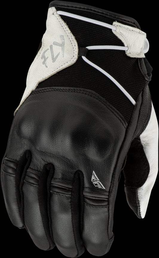 Fly Racing Women's Venus Motorcycle Gloves (Black/White)