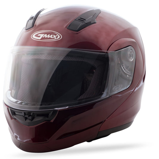 GMAX MD-04 Modular Helmet (Wine Red) - XS