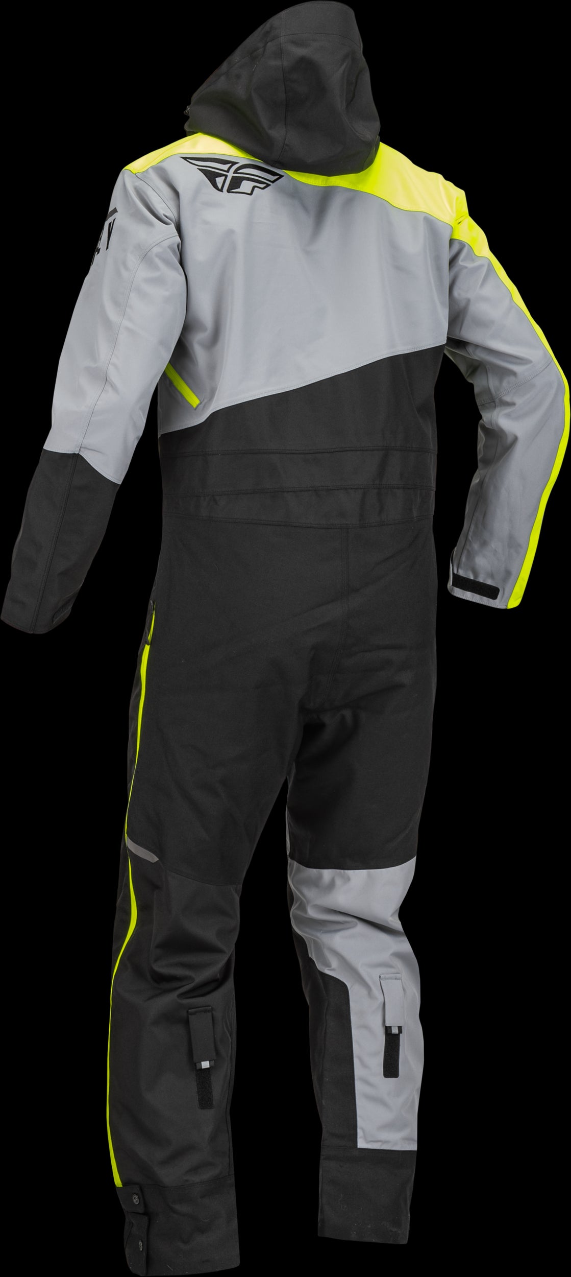 Fly Racing Cobalt Shell Monosuit (Black / Hi-Vis / Grey) - Small