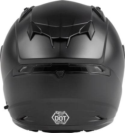 GMAX OF-77 Open-Face Motorcycle Helmet (Matte Black) - Small