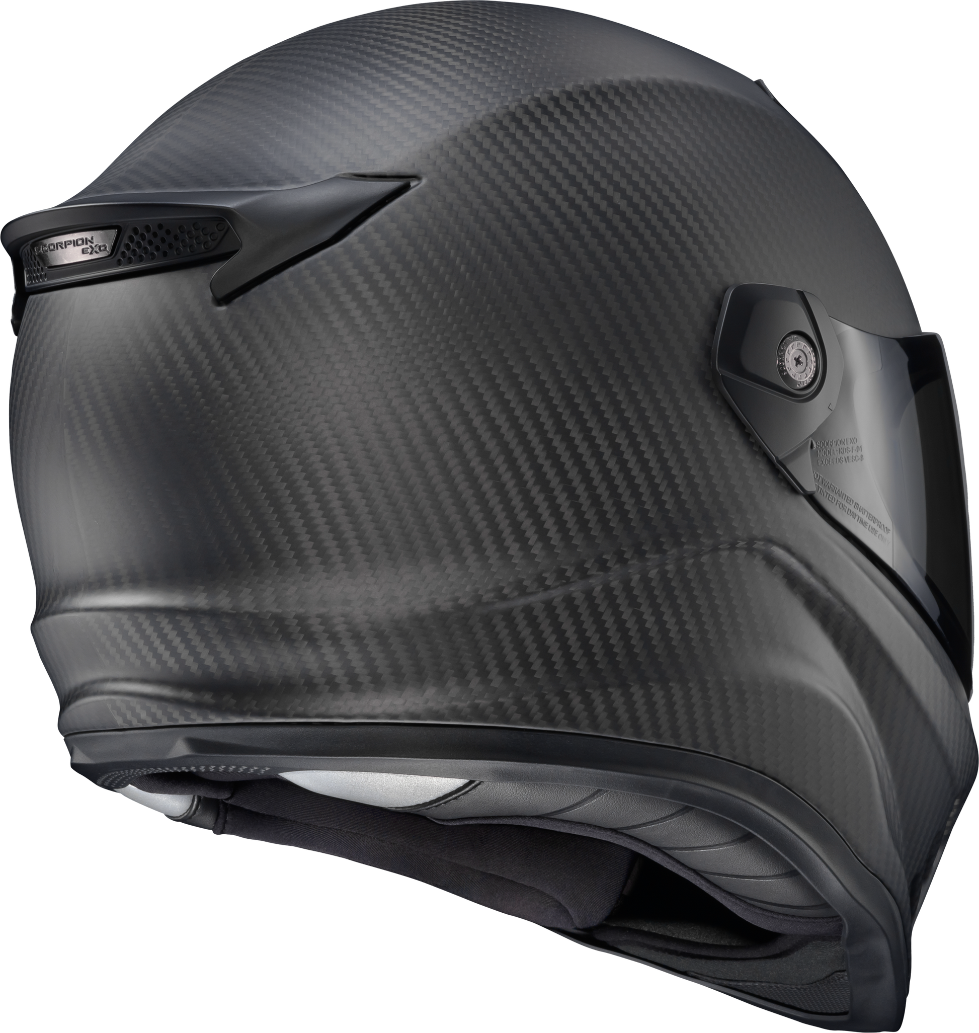 Covert Fx Carbon Full Face Helmet Matte Black Sm