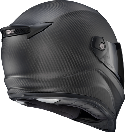 Covert Fx Carbon Full Face Helmet Matte Black Sm