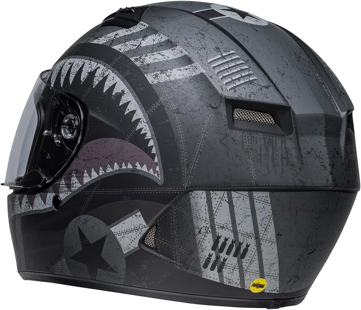 BELL Qualifier DLX MIPS Street Helmet (Devil May Care Matte Black/Gray - 2XL