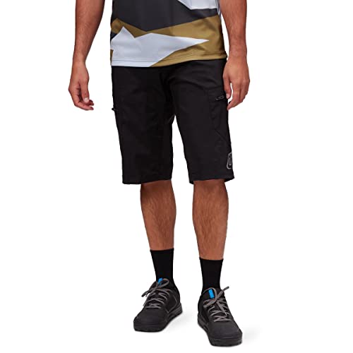 Troy Lee Designs MTB Bicycle Moto Shorts for Mens (Solid Black)