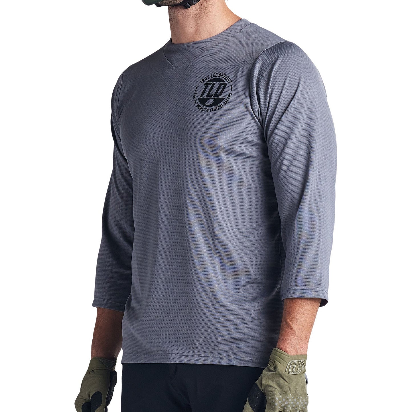 Troy Lee Designs Men's 3/4 Sleeve Ruckus Jersey (Industry) - Charcoal