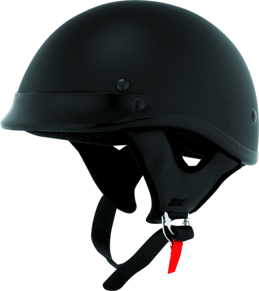 Skid Lids Traditional Helmet Flat Black - Medium