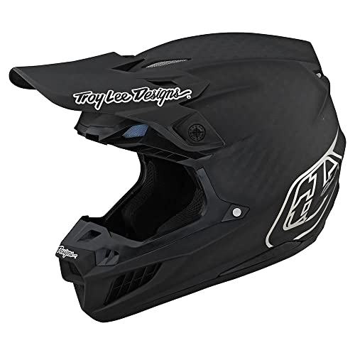 Troy Lee Designs SE5 Carbon Adult MX Helmet w/ MIPS (Stealth Black / Chrome)