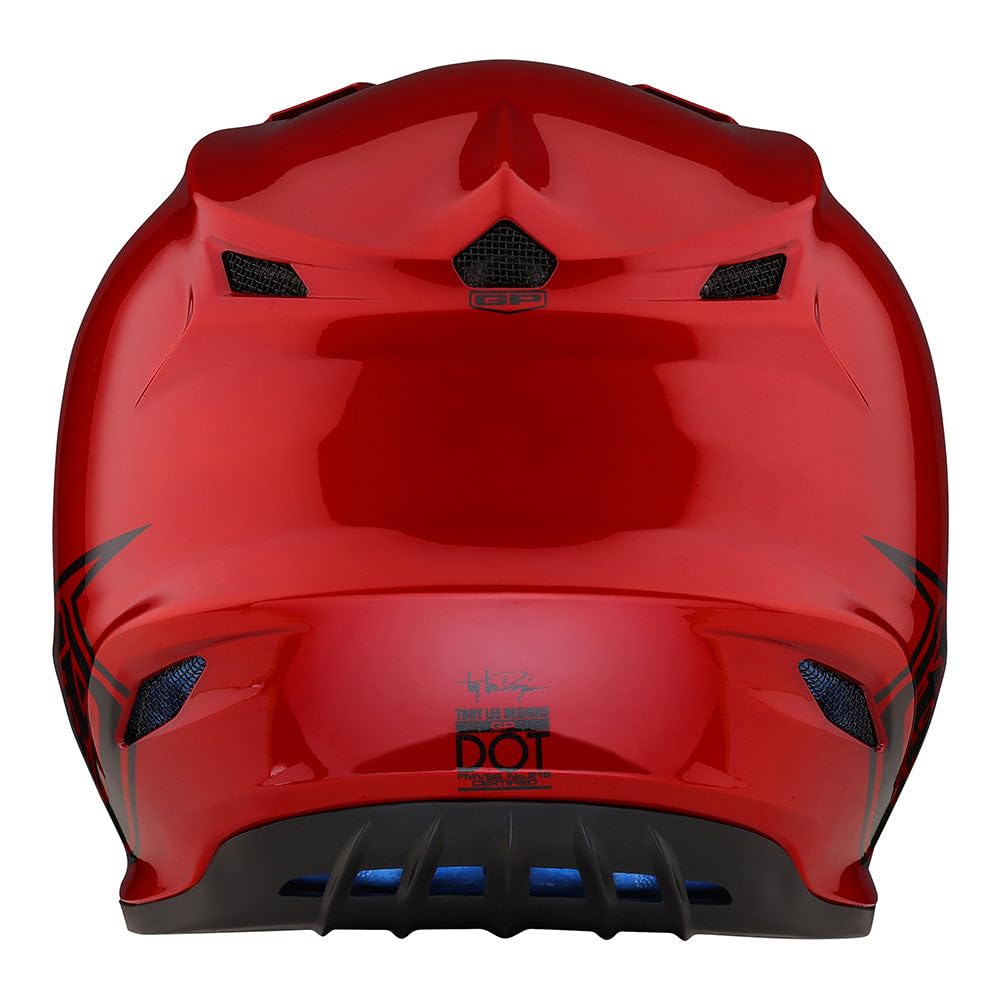 Troy Lee Designs Adult GP Helmet (Mono Red) - Medium