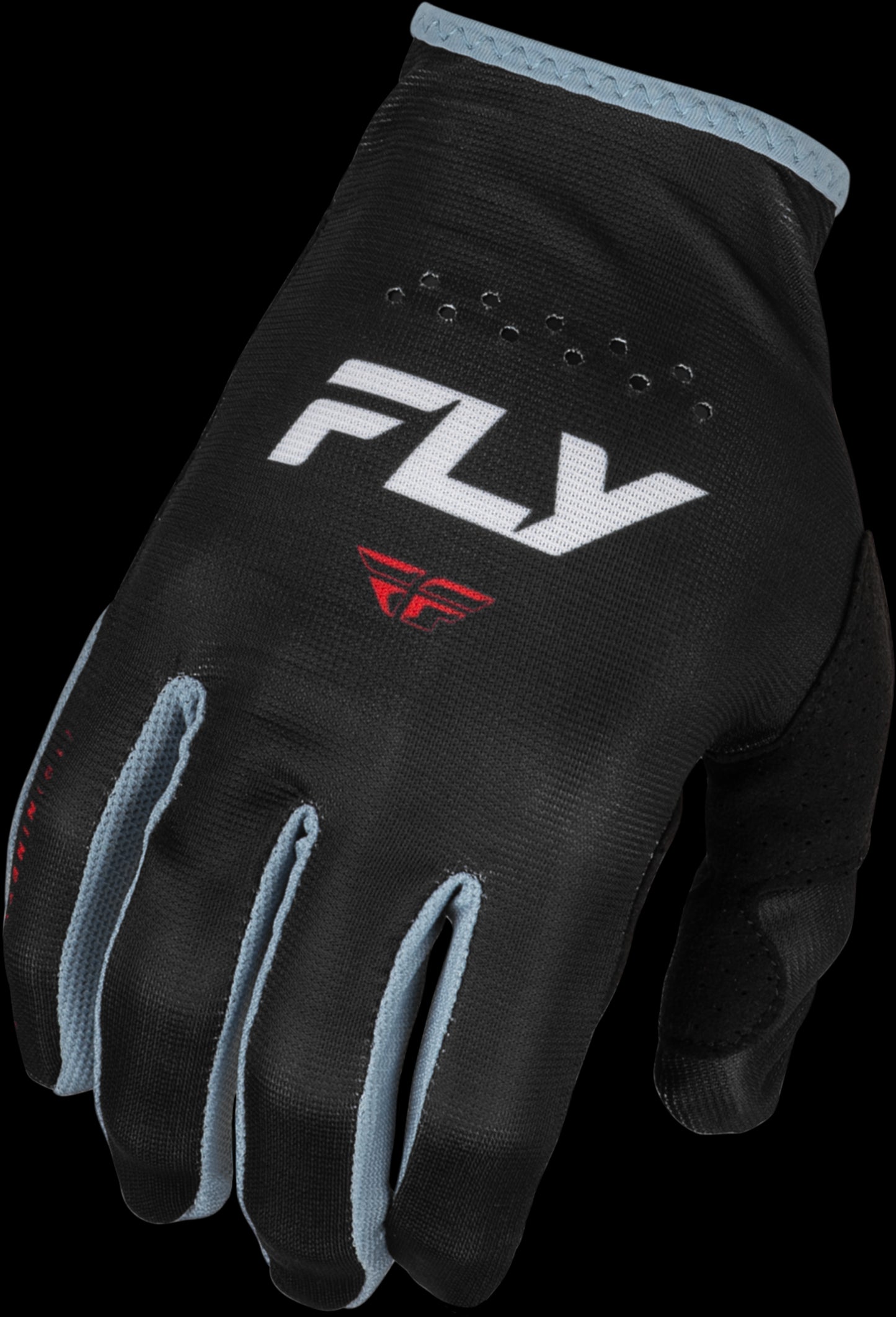 Fly Racing Lite Gloves (Black/White/Red) - XS