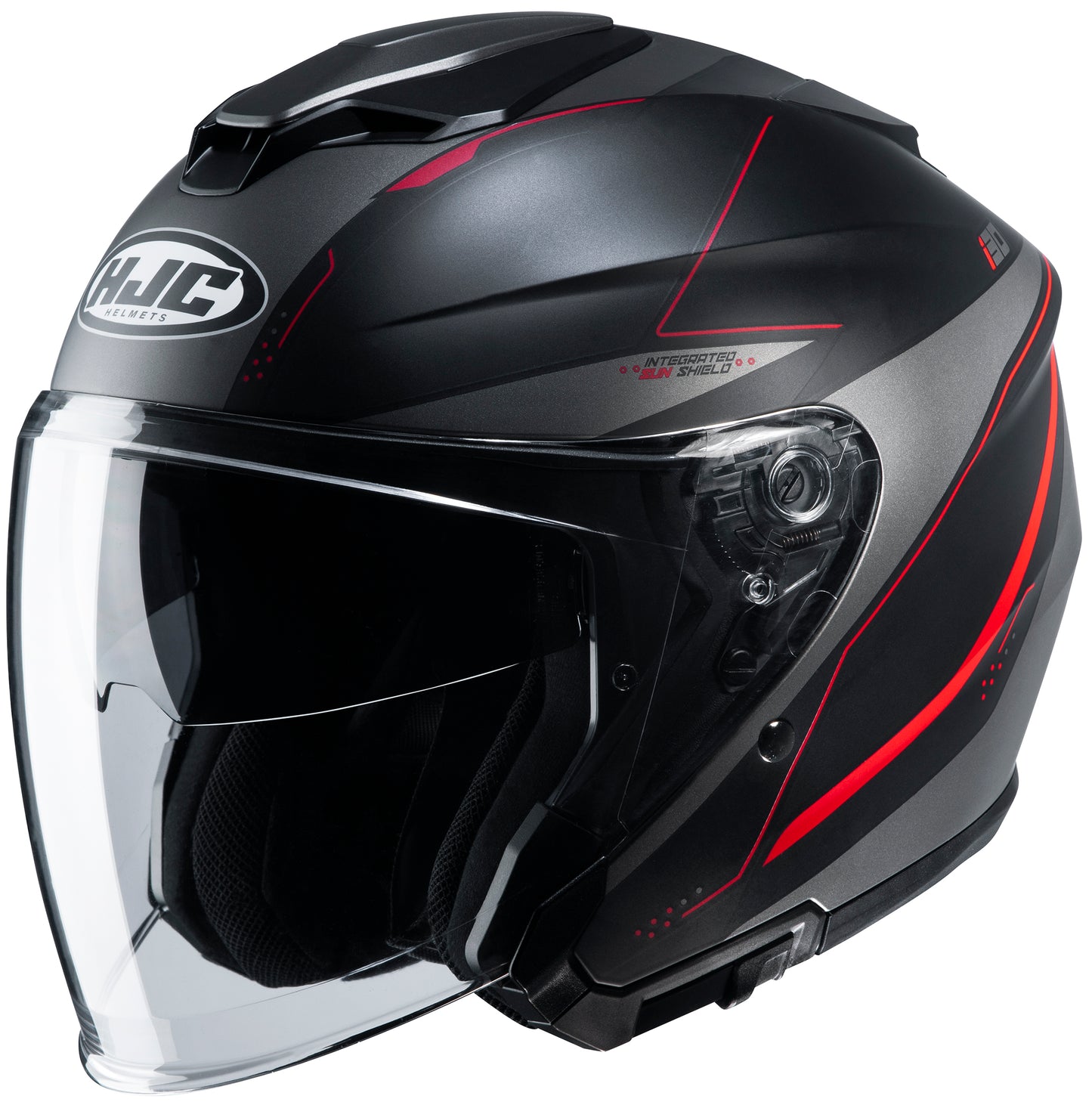 HJC i30 Slight Motorcycle Helmet (Black/Grey)