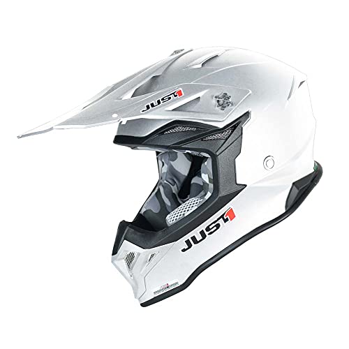 JUST 1 J39 Reactor Thermoplastic Resin MX Helmet (Gloss White) - XS