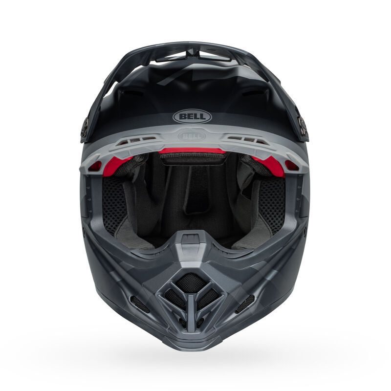 Bell Moto-9S Flex Helmets (Banshee Satin Black/Silver)