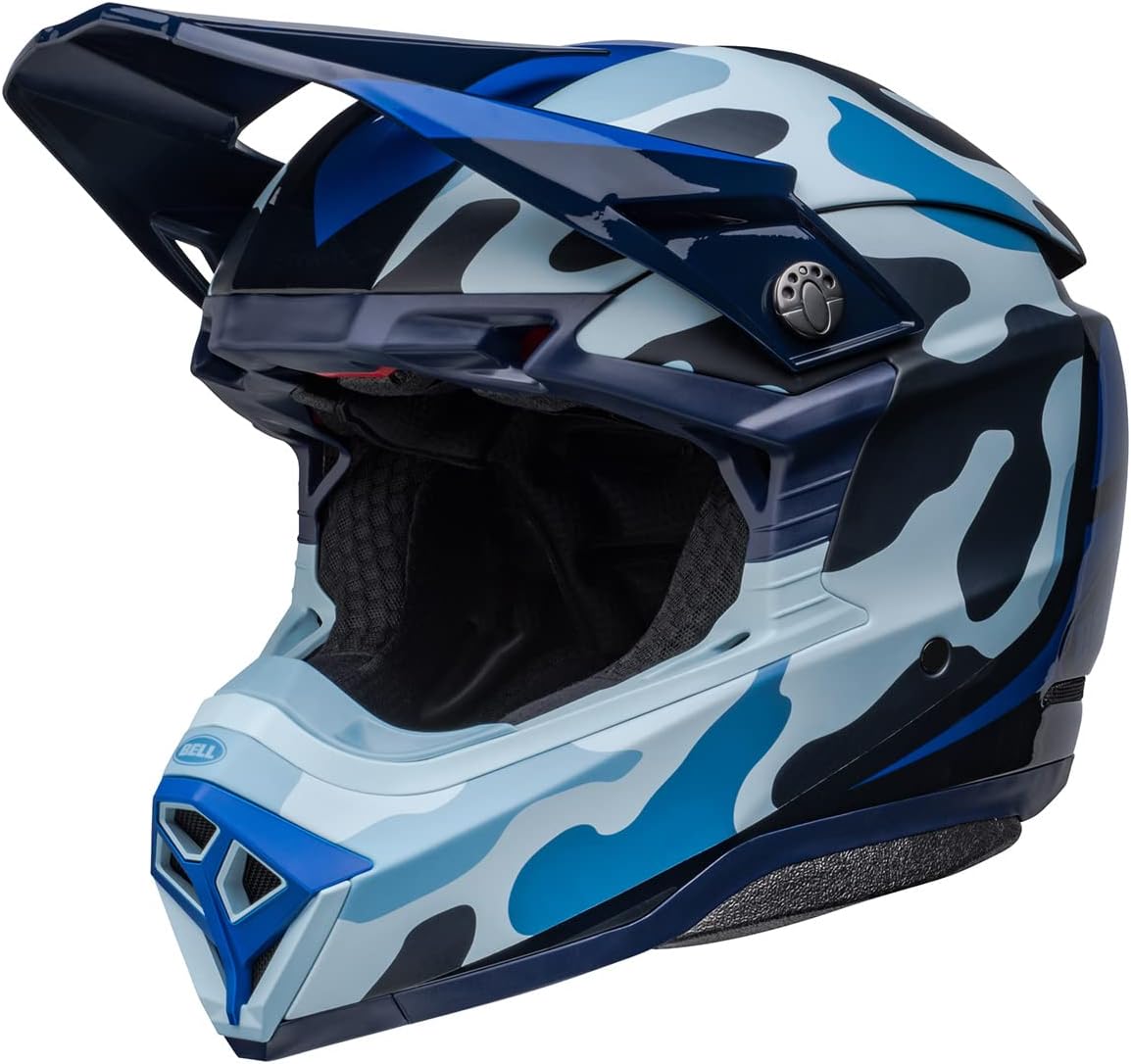 Bell Moto-10 Spherical MIPS Helmet (Ferrandis Mechant Matte/Gloss Dark Blue/Light Blue)