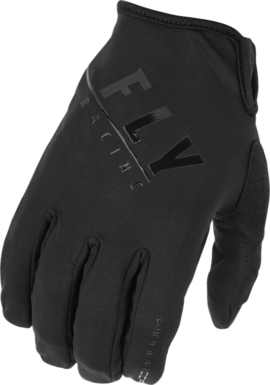 Fly Racing Windproof Lite Gloves (Black) - 2XL