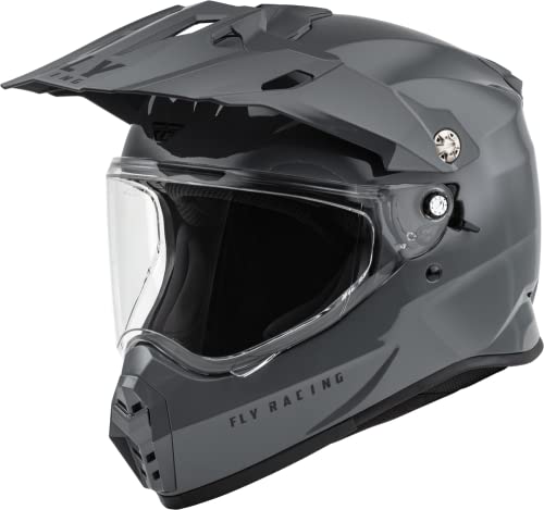 Fly Racing Trekker Solid Helmet (Grey)