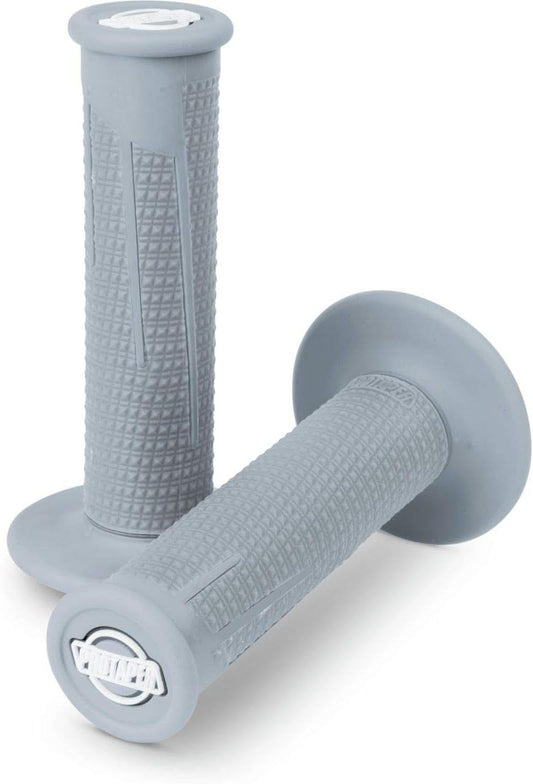 Pro Taper Clamp On Grips - Full Diamond (Grey/Grey)