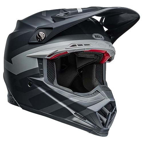 Bell Moto-9S Flex Helmets (Banshee Satin Black/Silver)