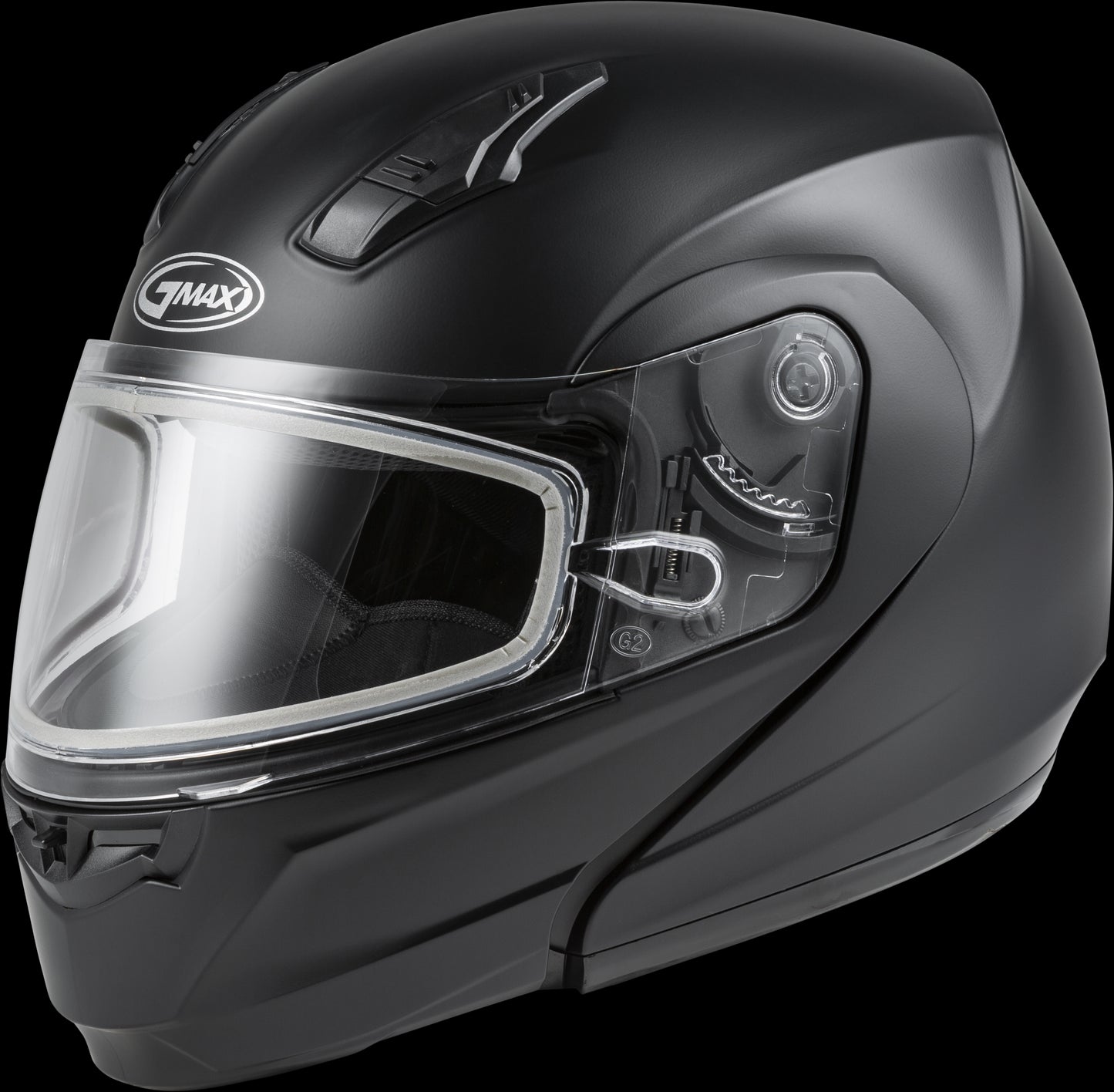 GMAX MD-04S Modular Snow Helmet w/ Dual Lens Shield (Matte Black)