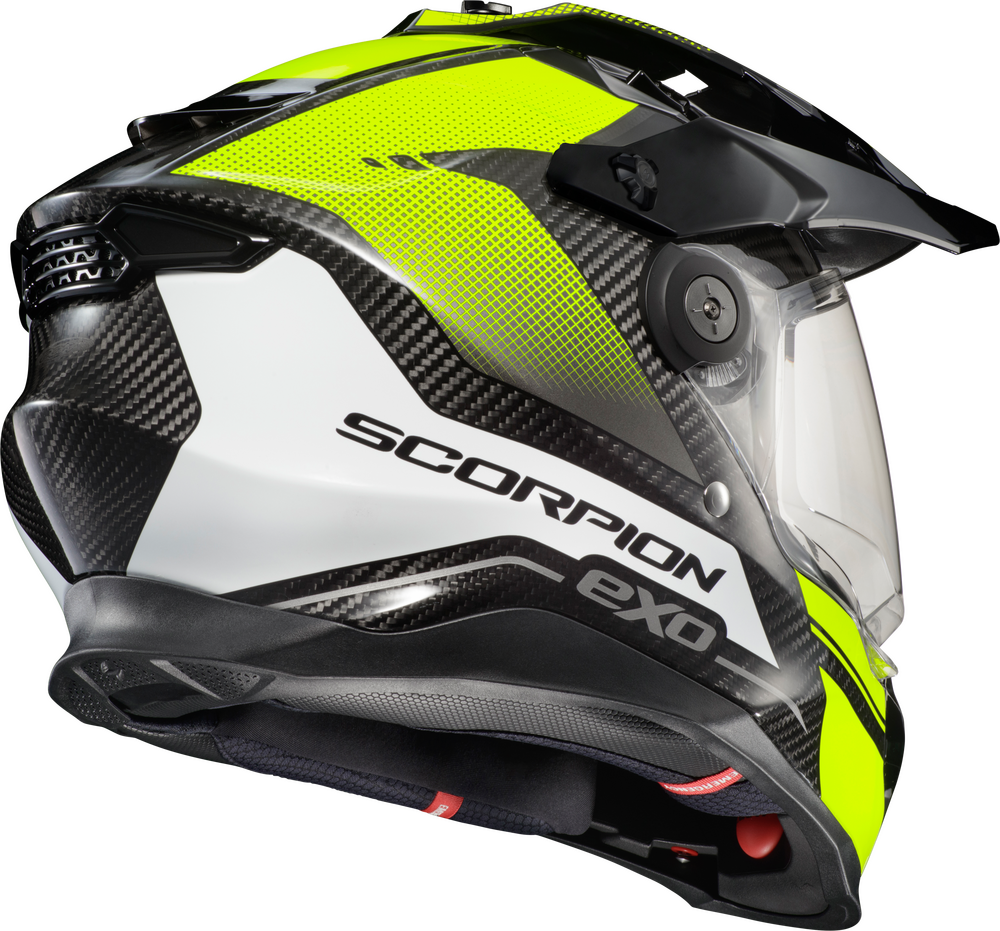 ScorpionEXO XT9000 Carbon Fiber Adventure Helmet (Trailhead Graphic Hi-Vis)