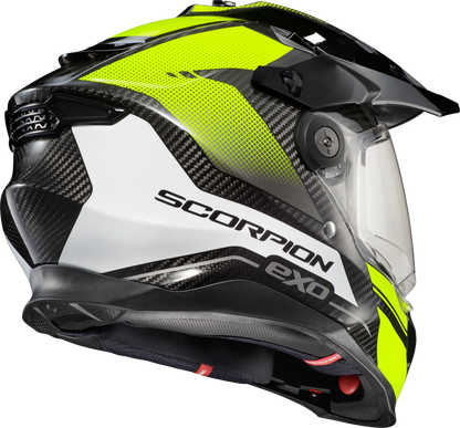 ScorpionEXO XT9000 Carbon Fiber Adventure Helmet (Trailhead Graphic Hi-Vis)