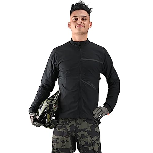 Troy Lee Designs Mens | All Mountain | Mountain Bike | Shuttle Jacket (Black, SM)