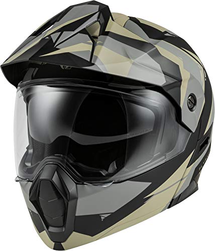 Fly Racing Odyssey Summit Helmet (Matte Tan / Black / Grey) - Small