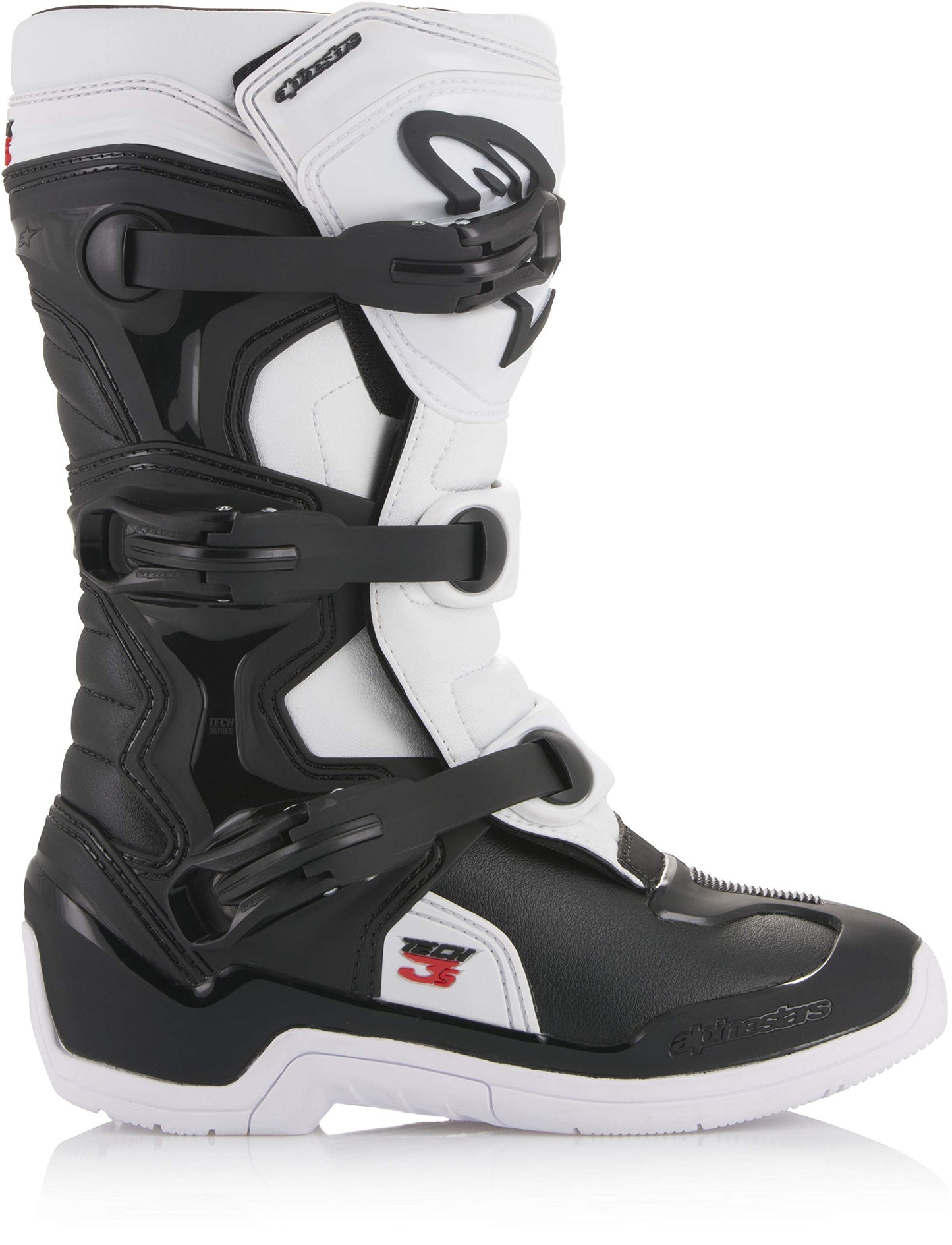 Alpinestars Youth Tech 3S Boots (Black/White) - Youth 11