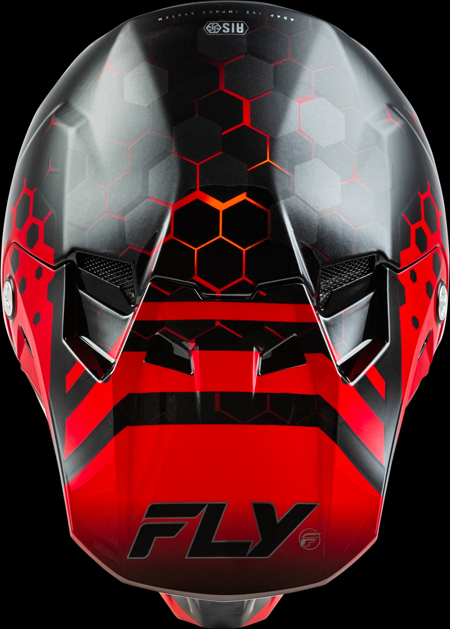 Fly Racing Formula CC Tektonic MX Helmet (Black/Red/Orange)