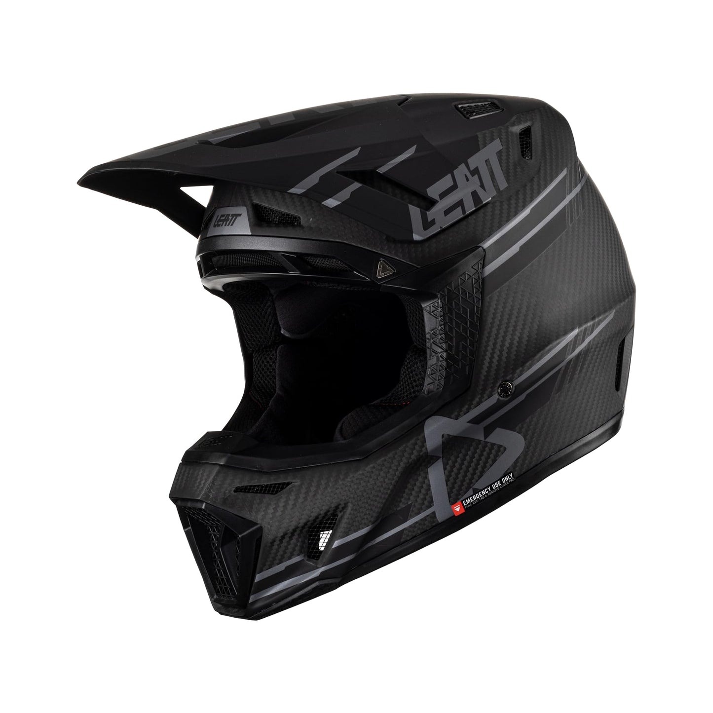 Leatt 9.5 V23 Adult Moto Helmet Kit  (Black) - Small