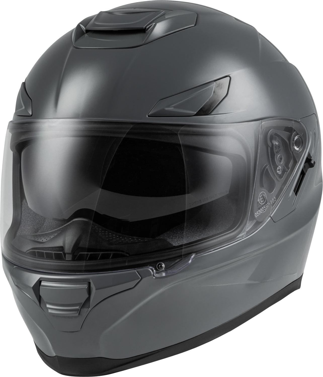 Fly Racing Sentinel Solid Street Motorcycle Helmet (Grey)