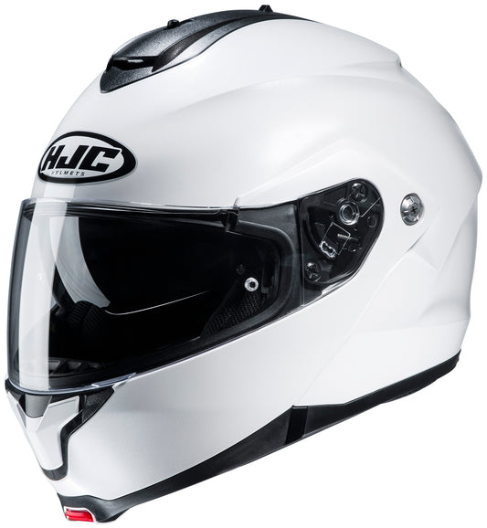 HJC C91 Modular Motorycle Helmet (Pearl White)