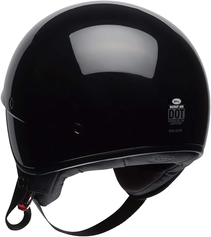 Bell Scout Air Open-Face Motorcycle Helmet (Solid Gloss Black)