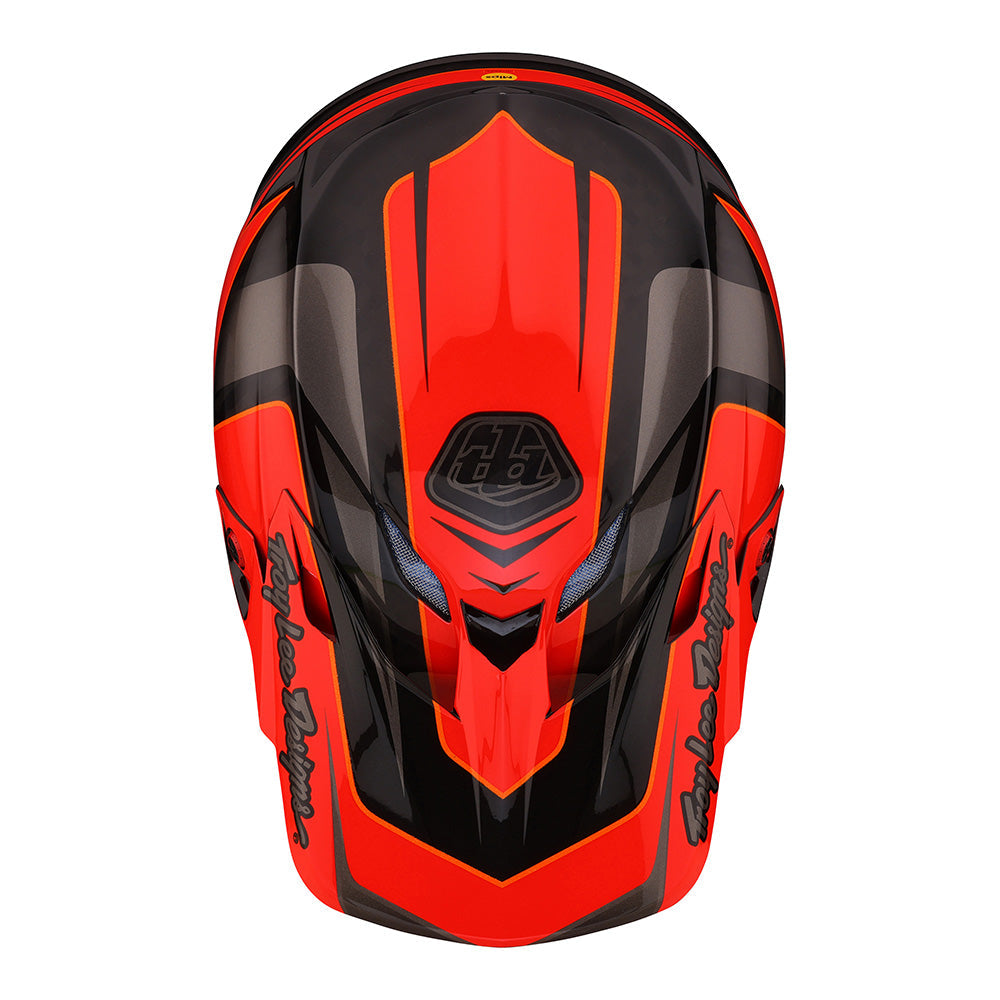 Troy Lee Designs Adult SE5 Carbon MX Helmet W/MIPS (Saber Rocket Red, X-Small)