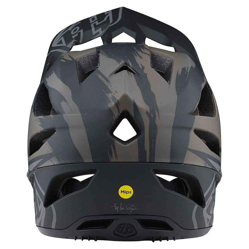 Troy Lee Designs Adult Stage MTB Helmet w/ MIPS (Brush Camo Military, MD/LG)