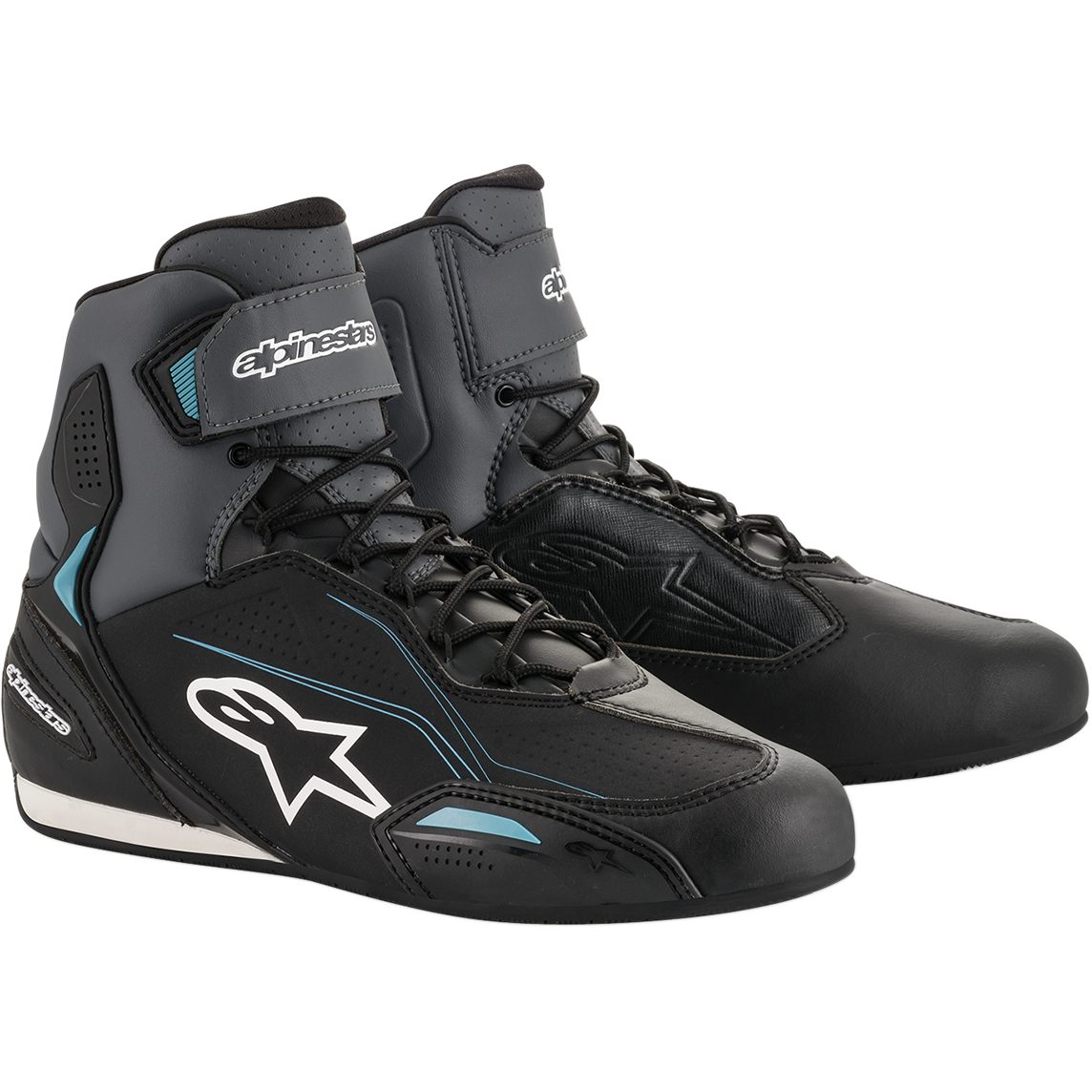 Alpinestars Women Stella Faster-3 Shoes (Black / Gray / Ocean)