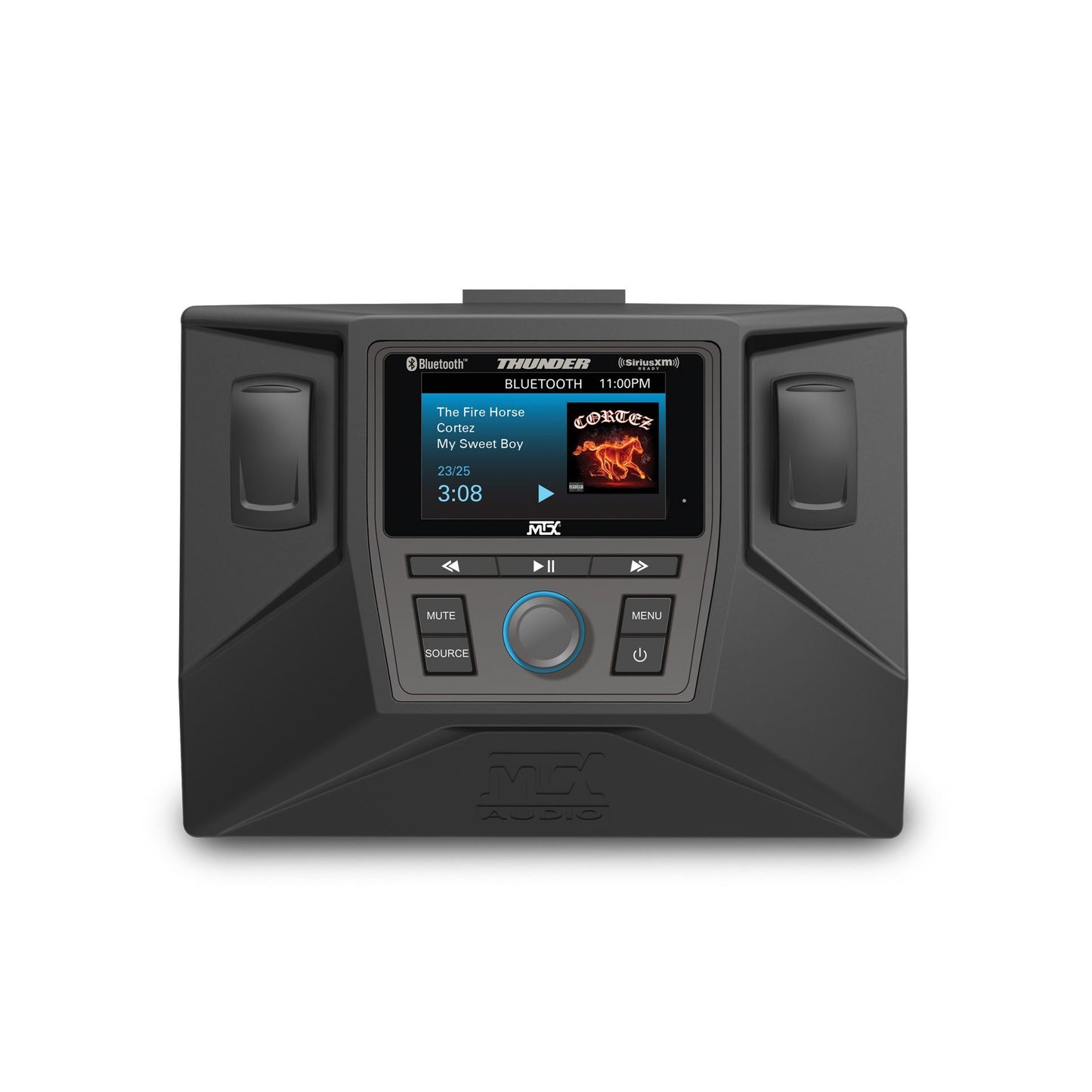 MTX Audio RZR-14-THUNDER2 2-Speaker Amplified Audio System for 2014+ Polaris RZR Vehicles Without RideCommand