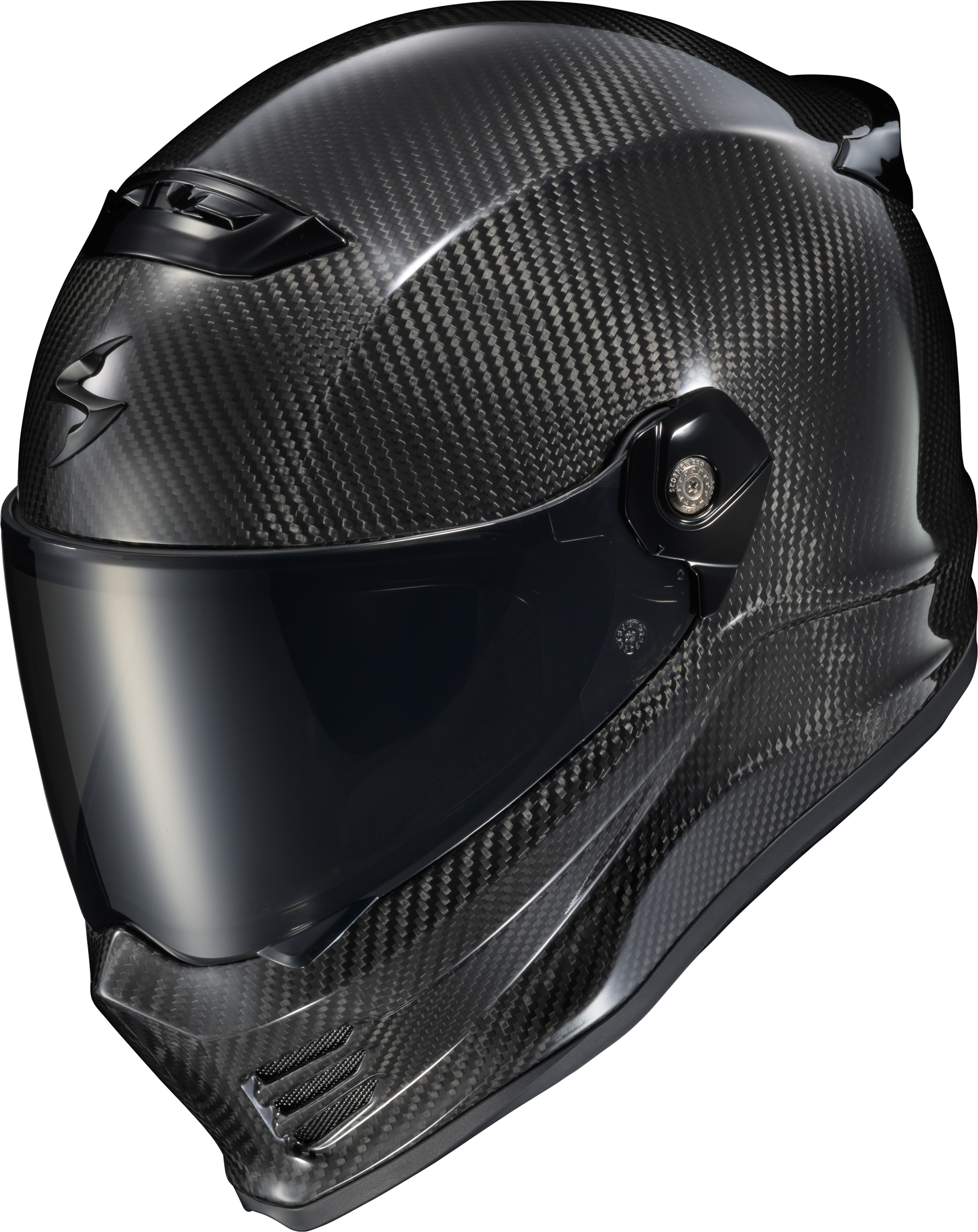 Covert Fx Carbon Full Face Helmet Gloss Black Lg