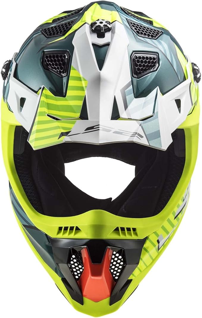 LS2 MX-Off Road Subverter Evo Astro Helmet (Gloss Cobalt Hi-Vis Yellow)